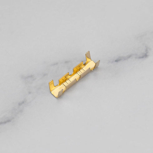 eMagTech 200Pcs Brass Crimp Electrical Connector Wire U-Shaped Terminal, U-Shaped Brass Crimp Terminal Connectors Suitable for Lines 0.5-1.5mm²...