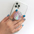 OnTheGrip Cute Natural Seashell Design Round Shape Collapsible Mobile Phone Grip Stand Holder for Smartphone Tablet Cell Phone Accessory (Magnetic...