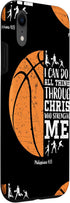 iPhone XR Basketball Phone Cases Teen Boys Kids Gifts Philippians 4 13 Case...