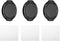 PATIKIL 43mm Lens Cap, 3 Pack Sides Pinch Snap Camera Lens Cover for Front Lens with Cloth, Suitable for 43mm Thread Universal DSLR Lenses for Nik...