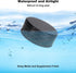 2 Compartment Metal Pill Box - Waterproof Aluminium Travel Pill Case Daily Purse Pocket Medicine Container, Portable Pill Organizer Holder for Med...