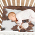 White Brown Print Cow Crib Sheets for Boys and Girls, Fitted Baby Crib Sheets Soft and Breathable Mini Crib Sheets 39 X 27 X Inches...