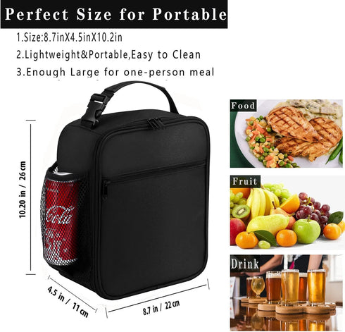 Lunch Box for Men - Reusable Lunch Bag Men Adult Women- Insulated Small LunchBox...