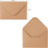V-flap Kraft Envelopes, 50 Pack, 4 x 6 Inch, A4 Envelopes, Card Envelopes, Brown Envelopes, Kraft Paper Envelopes for Invitations, Postcard Envelo...