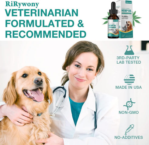 Dog Relaxants Oil for Dogs and Cats - Pets Dogs Cats oil-Dog Hip & Joint Care-20240315-3YSQS-103...