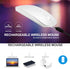 KLO 4 Modes Rechargeable Bluetooth Mouse/Bluetooth 3.0/5.2+USB-2.4G/Type-C,Bluetooth Mouse for MacBook pro/MacBook air/Laptop/iMac/ipad/Notebook/p...
