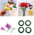 4 Rolls 1/2 Inch Floral Tapes Florist Wraps for Bouquet Stem and Flowers Making Craft Projects (30 Yards, Dark Green)...