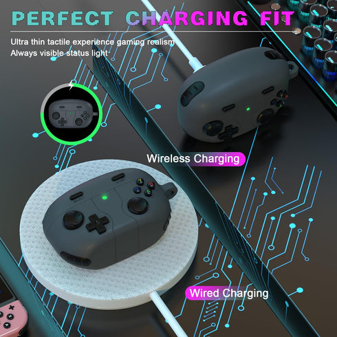 RFUNGUANGO case for Sony WF-1000XM5 with Keychain/Cleaning Tool, Soft Silicone Protective Case, Gaming Console Theme Protective Case (for Sony WF1...