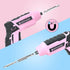 Bielmeier 4V Pink Cordless Screwdriver Set, Small Electric Drill for Women, Rechargeable with 27 Piece Driver Set, Mini Electric Screwdriver with ...