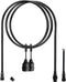 Outdoor LED String Lights, Pendant Light Cord with 2 Pendant Sockets, Patio Light String, Waterproof Reusable, 6.6ft E27 Pendant Light Kit No Bulb...