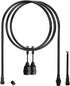 Outdoor LED String Lights, Pendant Light Cord with 2 Pendant Sockets, Patio Light String, Waterproof Reusable, 6.6ft E27 Pendant Light Kit No Bulb...