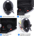 EJEAS E1+ Motorcycle Helmet Bluetooth Headset, Bluetooth 5.1 Helmet Speaker with Auto Answering Call and Noise Reduction Function, Motorcycle Helm...