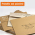 A1 Small Envelope - Mini Brown Kraft Paper Envelopes| Self Sealing |Perfect sized envelopes for personalize gift cards, wedding envelopes or Birth...