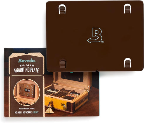 Boveda Metal Boveda Mounting Plate | For Use With One (1) Size 320 Boveda (Sold Separately) | Includes One (1) Mounting Magnet | 1-Count...