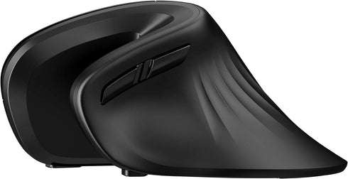 MOJO Perfect Grip Dual Mode Silent Vertical Ergonomic Mouse - Bluetooth/Wireless Optical Mouse w/Adjustable Sensitivity and Quiet Buttons...