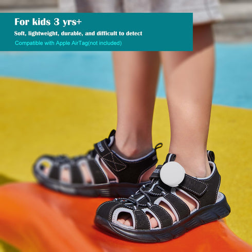 4 Pack AirTag Holder for Kids Shoelaces, Hidden Silicone Air Tag Case Holder for Children Shoes Shoestring (Black, White, Pink, Dark Blue)......
