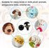 TOAOB 150pcs 9mm Black Plastic Safety Eyes Crafts Safety Eyes with 150pcs Washers for Stuffed Animals Amigurumis Crochet Bears Doll Making...