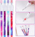 Kolewo4ever Galaxy Stackable Pencil Outer Space Multi Point Pencils Non Sharpening Pop up Pencil with Matching Eraser Teacher Supplies for Classro...