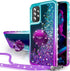 Silverback for Galaxy A52 5G /A52s 5G Case with Ring Stand Kickstand, Women Girls Bling Holographic Sparkle Glitter Cute Cover, Diamond Ring Prote...