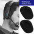 Create idea 1 Pair of Replacement Ear Pads and 1 Pair of Mic Windscreen Foam Compatible with BlueParrott B450-XT Replacement Ear Cushions Cups Cov...