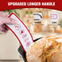 2PCS Silicone Bread Sling, Reusable Bread Baking Mat with Long Handles for Dutch Oven Liners, Non-Stick & Easy Clean Silicone Bread Mat(1 Red+1 Bl...