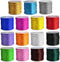 Ewparts 15 Rolls Nylon String for Bracelets Making Satin Nylon Rattail Cord for Beading, Kumihimo,Necklace,Macrame Craft, Keychains Lanyards, Jewe...