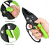 LAND Garden clippers 8" Professional Ratchet Anvil Pruning Shears, Ratcheting Mechanism, Anvil Groove, Garden Shears Clippers, Anvil Pruner, Hand ...