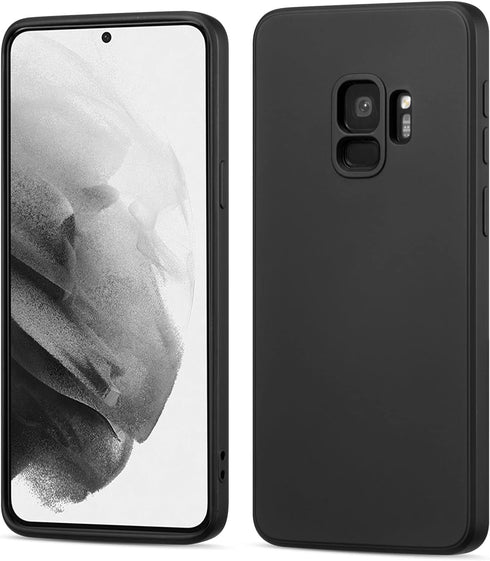 UEEBAI Case for Samsung Galaxy S9, Slim Liquid Silicone Case Shockproof Full Body Protection Phone Case with Anti-Scratch Microfiber Ultra Slim So...