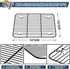 Cooling Rack Set of 2, P&P CHEF Non-stick Small Baking Racks for Cooking Grilling, 2 Pack 9.7” x 7.3” Drying Rack, Fit in Mini Toaster Oven, Stain...