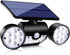 Solar Lights Outdoor, Motion Sensor Security Lights Solar Wall Lights with Dual Head Spotlights LED Waterproof 360° Adjustable Solar Motion Lights...