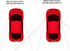 Iconikal Convex Rear View Blindspot Adhesive Mirror, 2-inch, Wide Angle, 6-Pack...