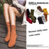9 Pairs Women's Crew Socks Cotton Knit Soft Turn Cuff Socks...