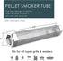 12'' Smoke Tube for Pellet Smoker, Premium Stainless Steel Pellet Smoker Tube Grill Accessories for All Grill or Smoker, Hot or Cold Smoking Gener...