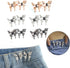 Pant Waist Tightener, Pants Button Tightener, Pants Tightener for Waist, Cute Bear Jean Buttons for Loose Jeans (12 Pcs/6 Sets Butterfly)...