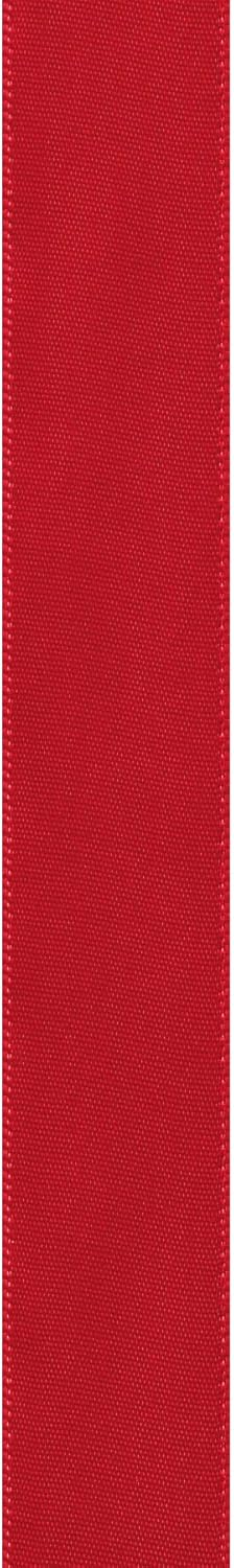 Berwick Offray 062272 7/8" Double Face Satin Ribbon, 6-Yard Spool, Red...
