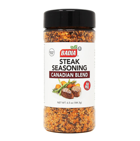 Badia Steak Seasoning 6.5 oz – Smoky, Peppery Blend for Grilled Steaks, Burgers, Chops & BBQ...