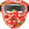 SPOSUNE Motorcycle Goggles Paintball Mask, Detachable Face Mask ATV Goggles, Dirt Bike Goggles Safety Ggoggles for Men Women...