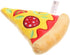 Dog Squeaky Toys Pizza Shaped Dog Toy, Puppy Biting Plush Chewing Toy for Puppy...