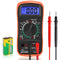 Digital Multimeter Voltmeter Battery Voltage Multi Tester Continuity Ohm Volt Amp DC AC Current Resistance Diodes 2000 Counts Electrical Test Mete...