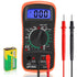 Digital Multimeter Voltmeter Battery Voltage Multi Tester Continuity Ohm Volt Amp DC AC Current Resistance Diodes 2000 Counts Electrical Test Mete...
