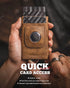 DUGRAFT Pop Up Wallet with AirTag Holder, RFID Blocking Air Tag Wallet with Money Clip Smart Credit Card Holder Wallet for Men(AirTag Not Included...