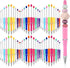 60 Pieces Plastic Beadable Pen Bead Ballpoint Pen Black Ink Beaded Pens for Kids Students Presents Office School Supplies (Candy Color,Classic)...