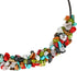 AeraVida Adjustable Dainty Mix Gemstone Cluster in Bohemian Wire Choker Necklace, 20x110mm...