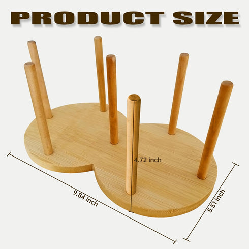 Round Wooden 2 Compartment Coffee Table Organizer, Cup Dispenser Countertop, Disposable Paper Cup Holder, Lid Organizer for Restaurant Countertop ...