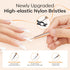 modelones Nail Art Brushes, Super Fine Thin Liner Nail Brush Set Sizes 7/11/15/20mm for Nail Gel Polish Painting Designs with Acrylic Rhinestone H...