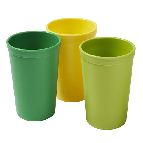 ECR4Kids My First Meal Pal Drinking Cups, Kids Plastic Tableware, Stackable and Dishwasher Safe, Stackable Tumblers for Baby, Toddler and Child Fe...