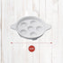 Maine Man Footed Escargot Plate with Handles, Fine White Porcelain, 6.5-Inch...