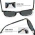 CARFIA Retro Polarized Sunglasses for Men UV400 Protection Classic Square Hand-crafted Acetate Frame...