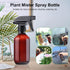 Plant Mister Water Spray Bottle for Plants 2 Pack - BPA Free - 10oz Plastic Refillable Containers Fine Mist Plant Spray Bottle with Adjustable Noz...
