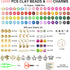 Redtwo 15000 Pcs Clay Beads Bracelet Making Kit, 3 Boxes 72 Colors Friendship Bracelet Kit Flat Polymer Heishi Beads for Jewelry Making, Crafts Gi...